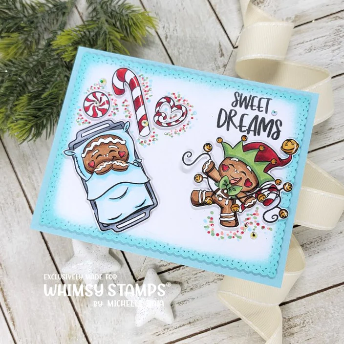 Bild 2 von Whimsy Stamps Clear Stamps - Gingerbread Dreams