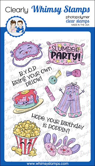 Bild 1 von Whimsy Stamps Clear Stamps - Slumber Party - Pyjama Party