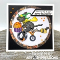 Bild 3 von Art Impressions Clear Stamps with dies Halloween Cat Wheelie