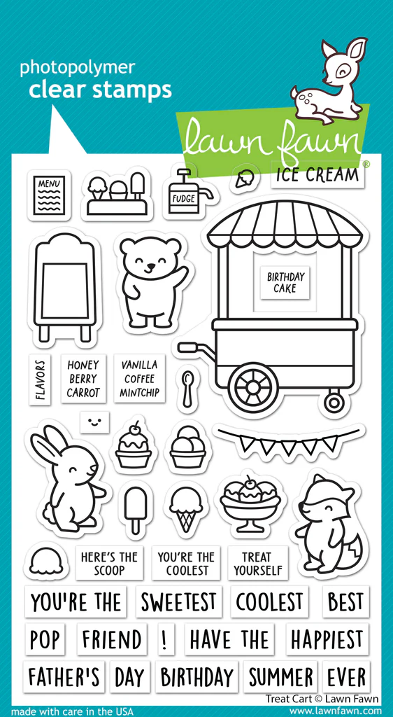 Bild 1 von Lawn Fawn Clear Stamps  - treat cart