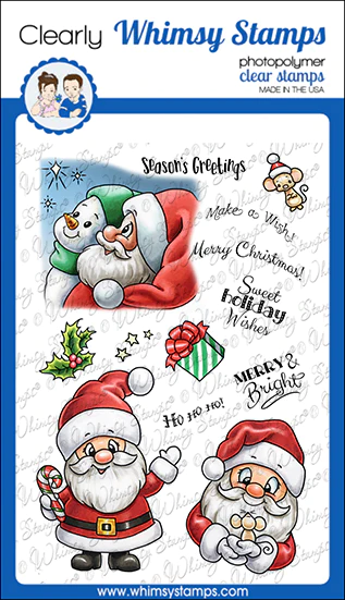 Bild 1 von Whimsy Stamps Clear Stamps - Santa and Friends