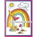 Bild 2 von Stampendous Rainbow Bright Perfectly Clear Stamps Set -  Regenbogen