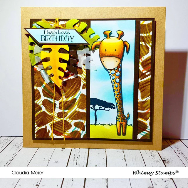 Bild 5 von Whimsy Stamps Stencil - Giraffe