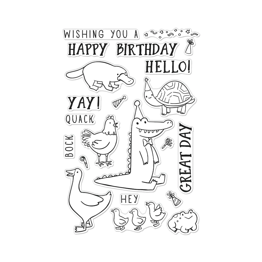 Bild 1 von Hero Arts Clear Stamps - Birthday Animals