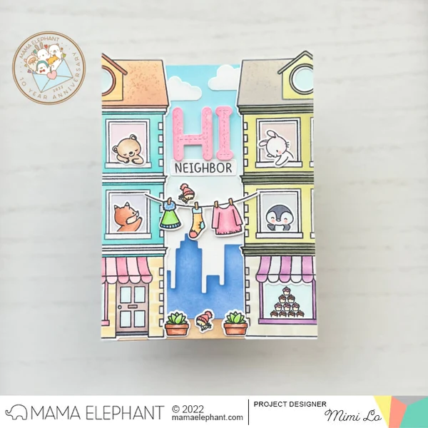 Bild 4 von Mama Elephant - Clear Stamps HEY NEIGHBOR