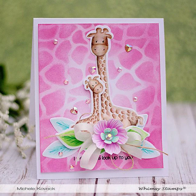 Bild 13 von Whimsy Stamps Stencil - Giraffe