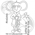 The Rabbit Hole Designs Clear Stamps  - Caffeinated Koala