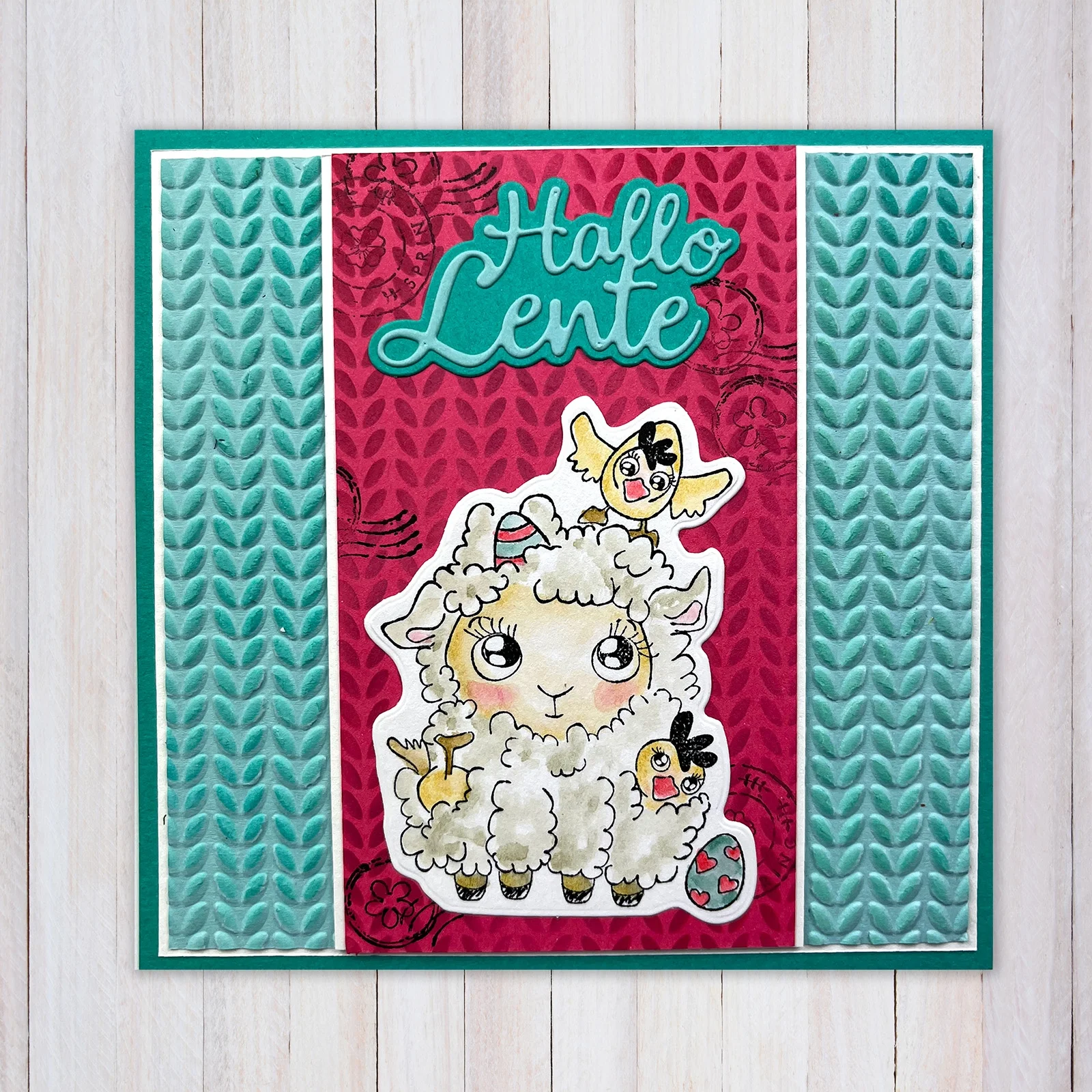 Bild 2 von Nellie‘s Choice 3D Embossing Folder - Knitting Stricken