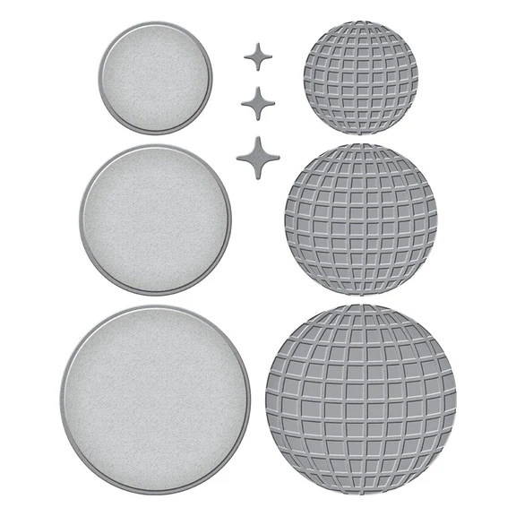 Bild 7 von Spellbinders Disco Balls Etched Dies - Stanz-Set