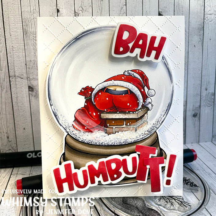Bild 9 von Whimsy Stamps Clear Stamps - Holiday Snowglobe