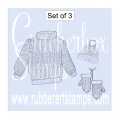 Bild 1 von Crackerbox & Suzy Stamps Cling - Gummistempel Knit Sweater Set