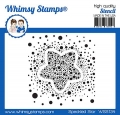 Whimsy Stamps Stencil - Speckled Star - Stern