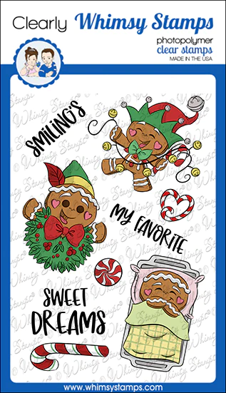 Bild 1 von Whimsy Stamps Clear Stamps - Gingerbread Dreams