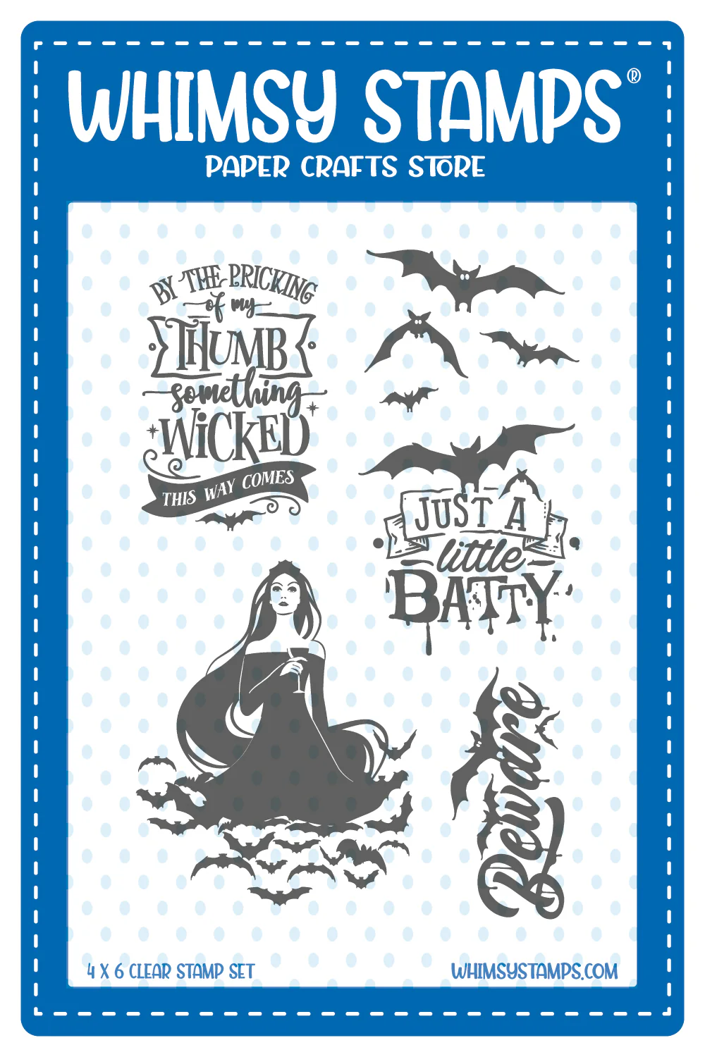 Bild 1 von Whimsy Stamps Clear Stamps  - Something Wicked