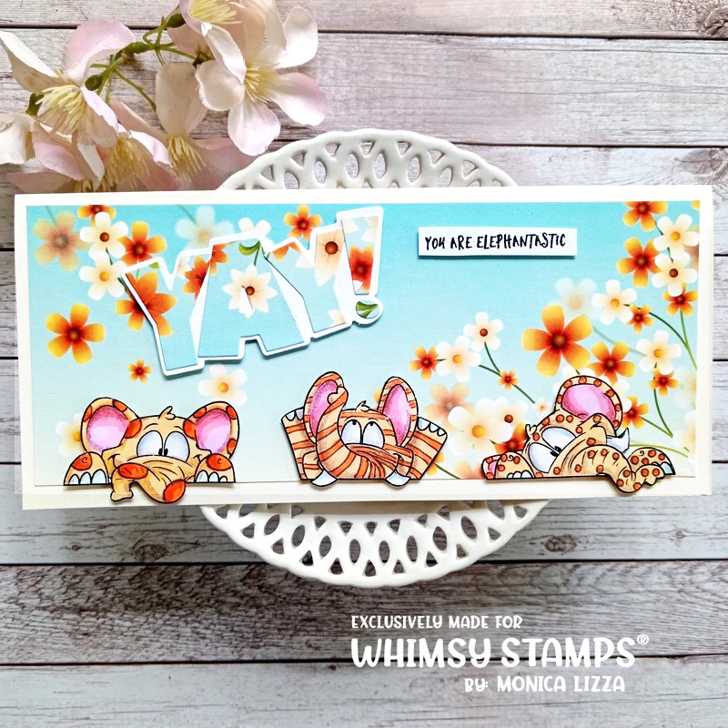 Bild 8 von Whimsy Stamps Clear Stamps  - Elephantastic - Elefanten