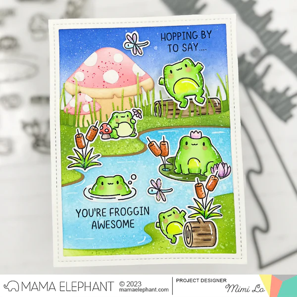 Bild 3 von Mama Elephant - POND SCENE - CREATIVE CUTS - Stanzen