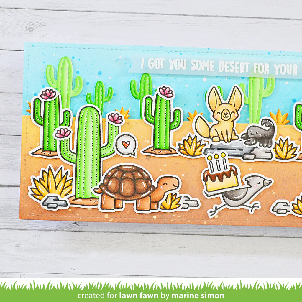 Bild 6 von Lawn Fawn Clear Stamps  - critters in the desert