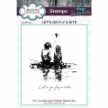 Creative Expressions Pre Cut Stamp - Gummistempel - Andy Skinner Lets Go Fly A Kite