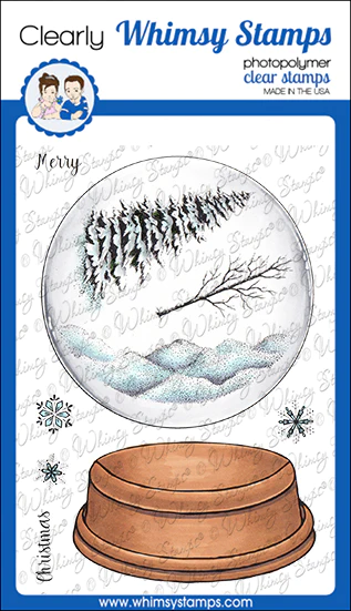 Bild 1 von Whimsy Stamps Clear Stamps - Holiday Snowglobe