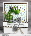 Bild 3 von Whimsy Stamps Clear Stamps  - Get Well Dragons - Gute Besserung Drachen