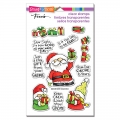 Bild 1 von Stampendous Perfectly Clear Stamps - Santa Frame - Weihnachtsmann