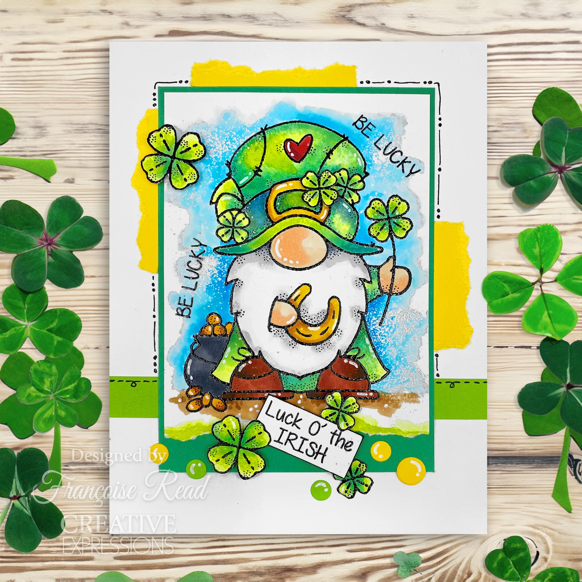 Bild 8 von Woodware Clear Stamp Singles Lucky Gnome