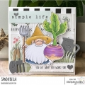 Bild 3 von Gummistempel Stamping Bella Cling Stamp GNOME FARMER