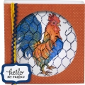 Bild 3 von Stampendous Cling Stamps Rooster Rubber Stamp