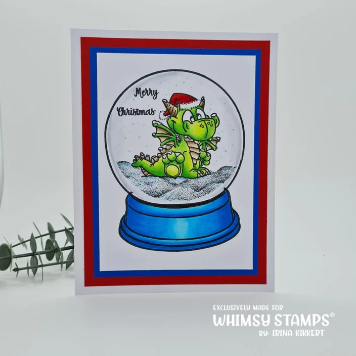 Bild 11 von Whimsy Stamps Clear Stamps - Holiday Snowglobe