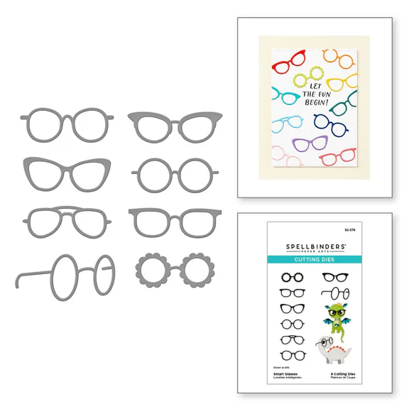 Bild 4 von Spellbinders SMART GLASSES ETCHED DIES FROM THE MONSTER BIRTHDAY COLLECTION - Stanz-Set