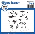 Whimsy Stamps Stencil - Ocean