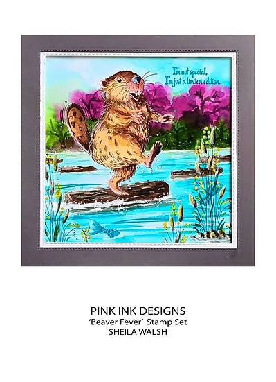 Bild 2 von Pink Ink Designs - Stempel Beaver Fever - Biber