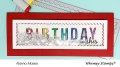 Bild 4 von Whimsy Stamps Die Stanze  - Slimline Birthday Scallops Die