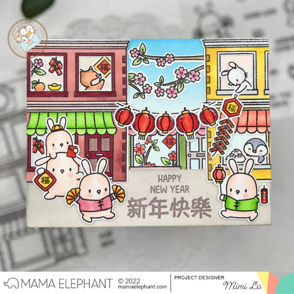 Bild 8 von Mama Elephant - Clear Stamps LUNAR BUNNIES