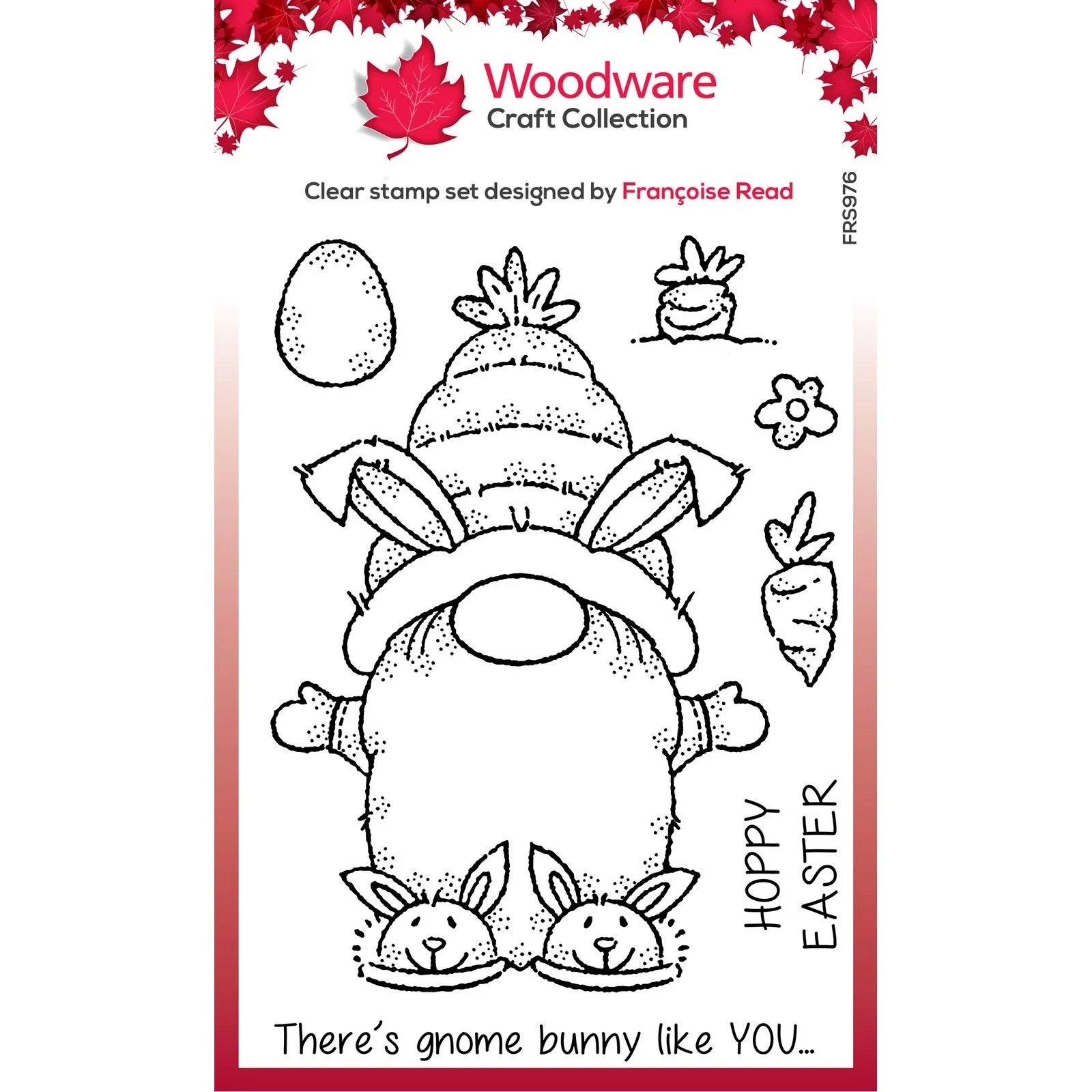 Bild 1 von Woodware Clear Stamp Singles Bunny Gnome - Hase