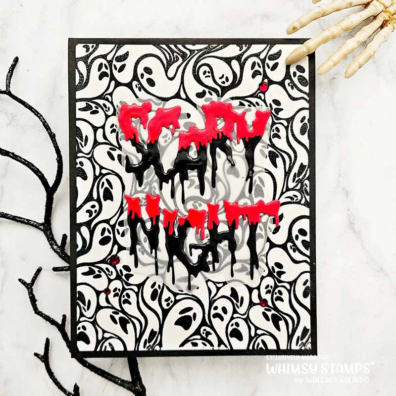 Bild 5 von Whimsy Stamps Die Stanze  - Scary Night Word