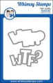 Bild 1 von Whimsy Stamps Die Stanze  - WTF? Word and Shadow Die Set