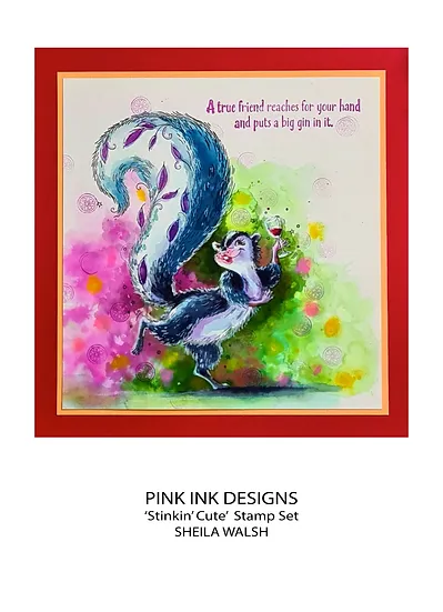 Bild 2 von Pink Ink Designs - Stempel Stinkin' Cute Skunk - Stinktier