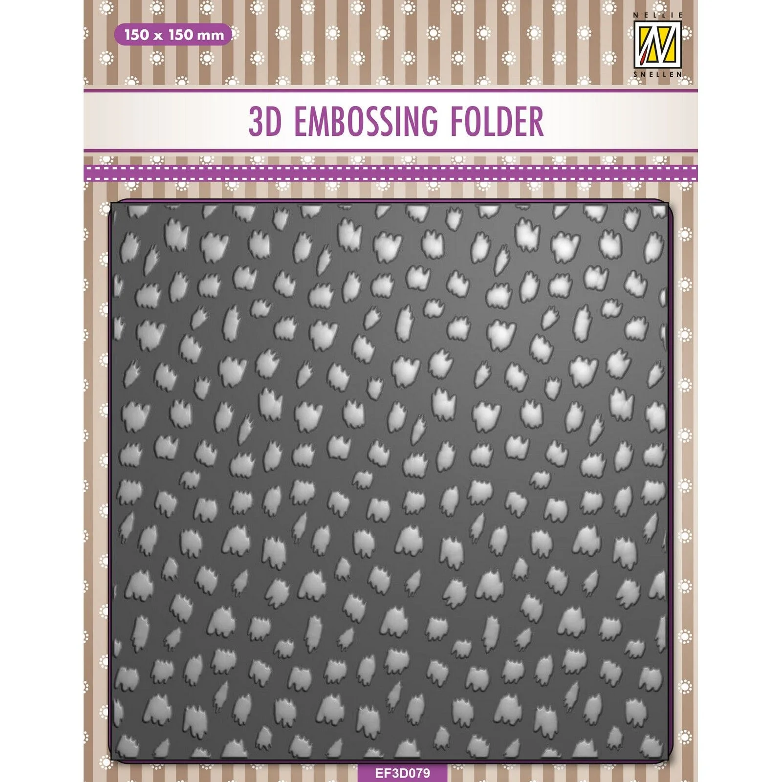 Bild 1 von Nellie‘s Choice 3D Embossing Folder - Cheetah