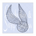 Crackerbox & Suzy Stamps Cling - Gummistempel Snitch