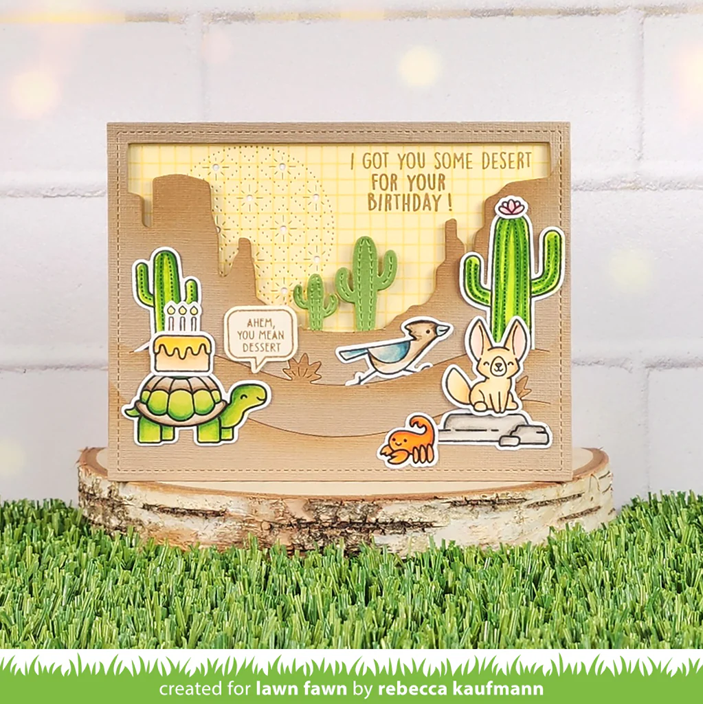 Bild 31 von Lawn Fawn Clear Stamps  - critters in the desert