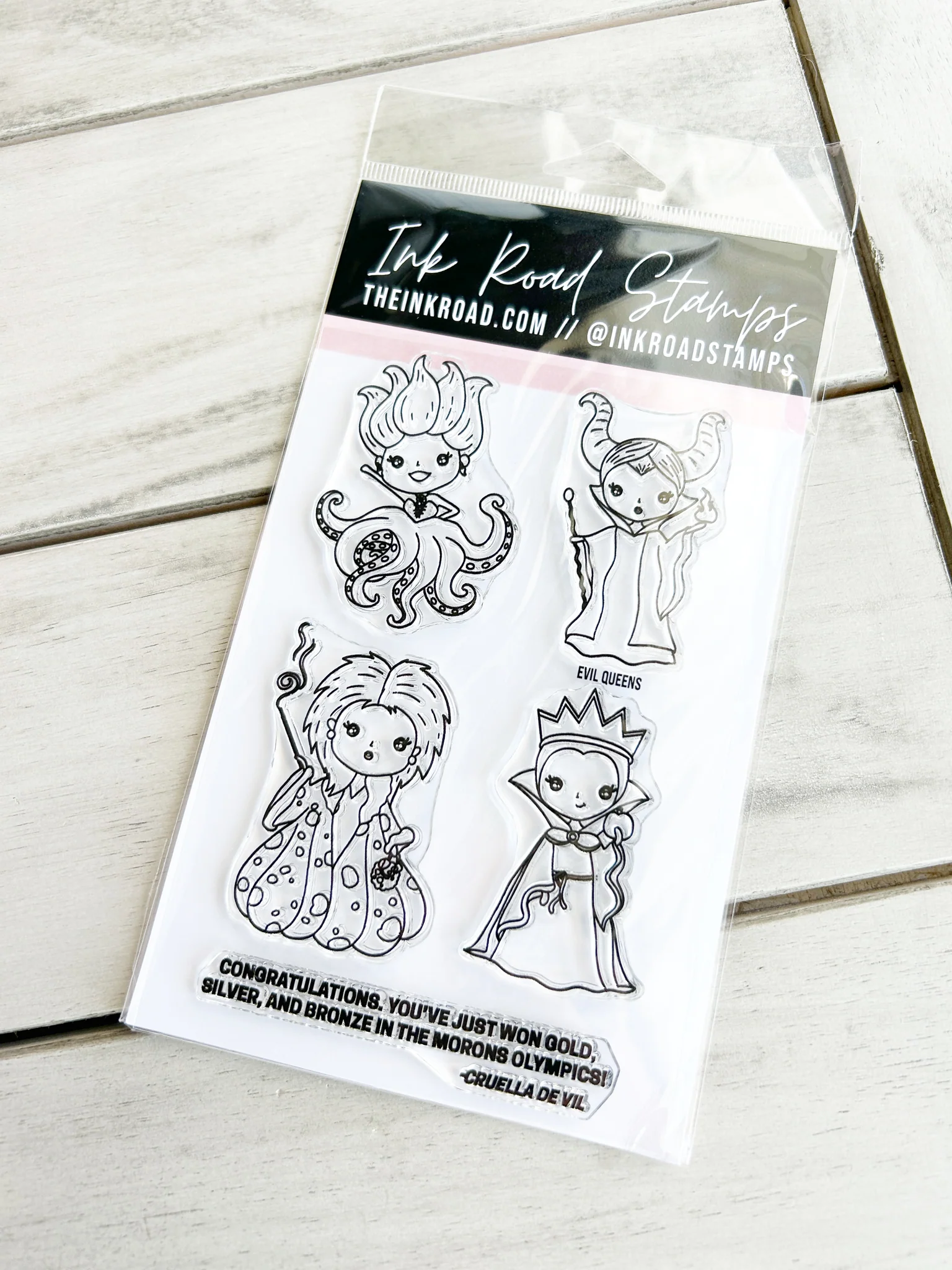 The Ink Road Clear Stamps - Evil Queens