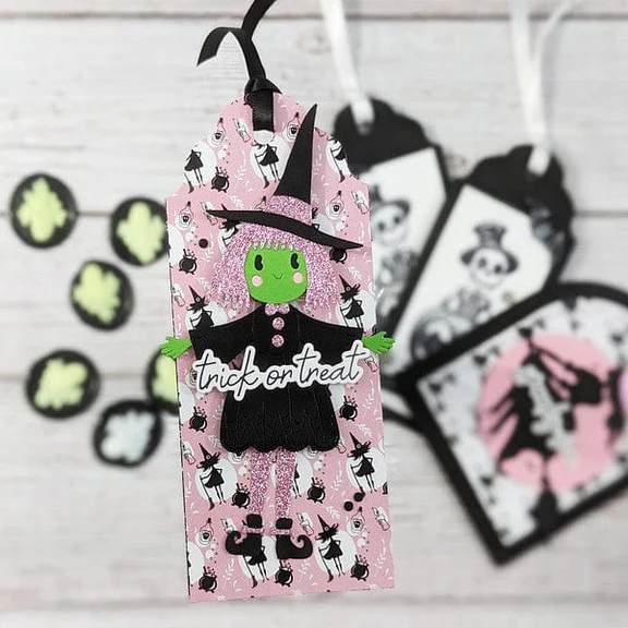 Bild 3 von Spellbinders Fiona the Dancin’ Witch Etched Dies - Stanz-Set