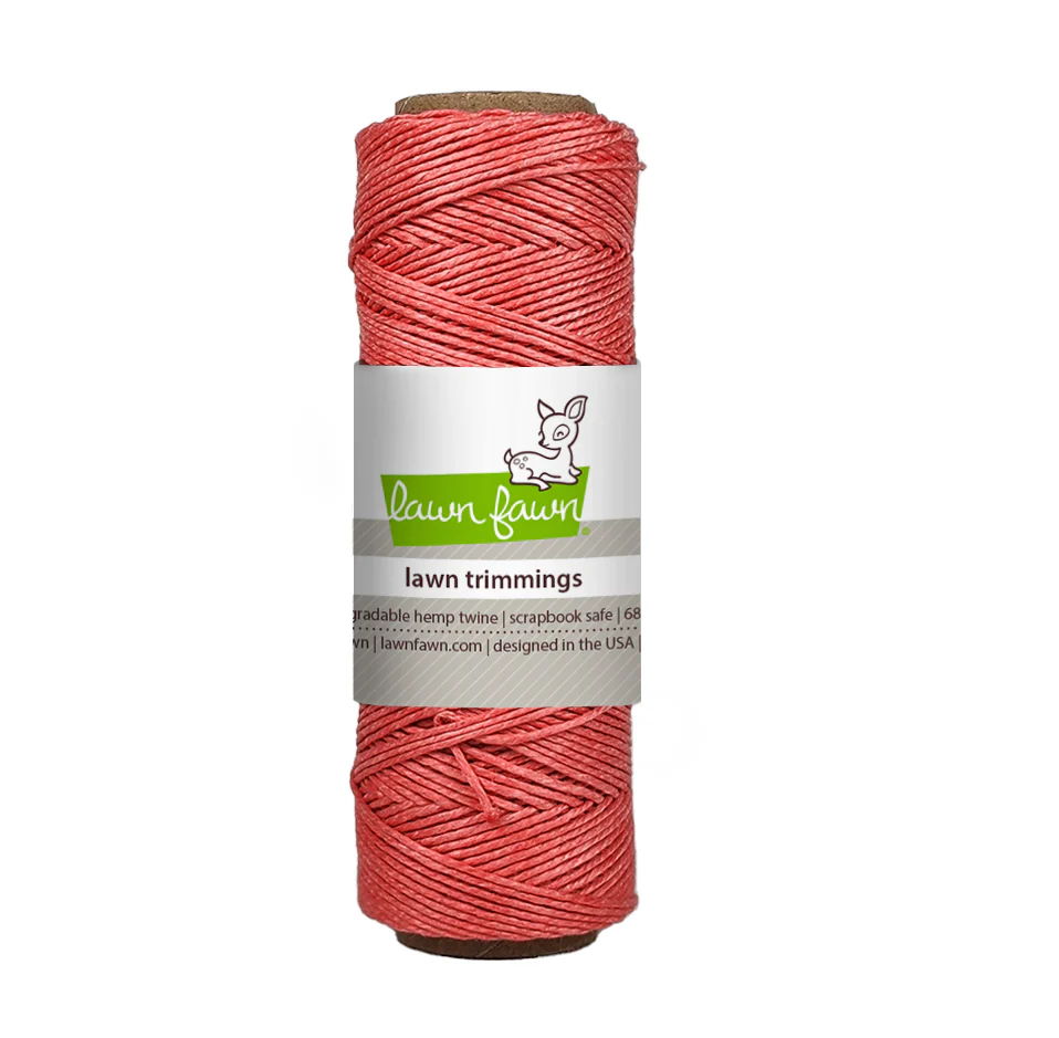 Bild 1 von Lawn trimmings hemp twine - Hanfschnur coral