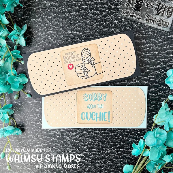 Bild 7 von Whimsy Stamps Clear Stamps  - BooBoo Manflu - Gute Besserung
