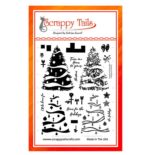 Bild 2 von Scrappy Tails Clear Stamp-Set  - Layered Christmas Tree