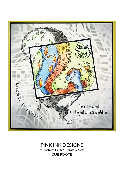 Bild 9 von Pink Ink Designs - Stempel Stinkin' Cute Skunk - Stinktier