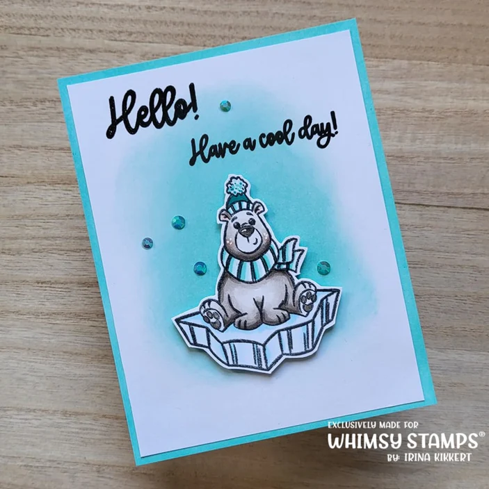 Bild 9 von Whimsy Stamps Clear Stamps - Polar Bear Birthday