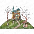 Bild 1 von Gummistempel Stamping Bella Cling Stamp HAUNTED HOUSE BACKDROP RUBBER STAMP