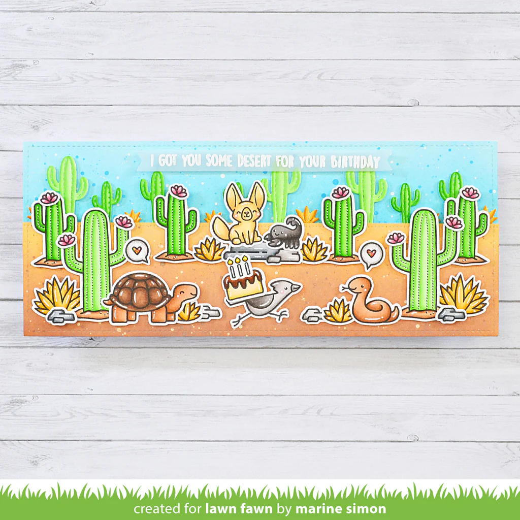 Bild 5 von Lawn Fawn Clear Stamps  - critters in the desert